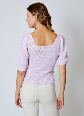 Design History Crochet Feminine TopTop