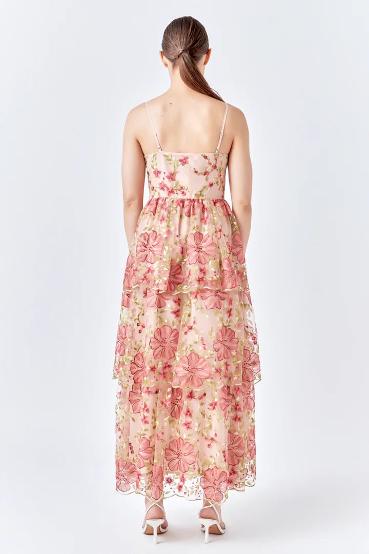 Endless Rose Floral Embroidered Maxi DressMaxi Dress