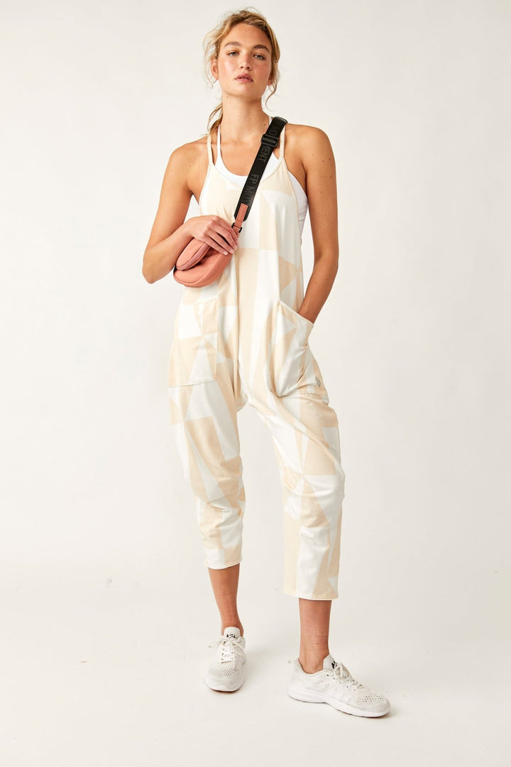 Free People Hot Shot Printed Onesiejumpsuit