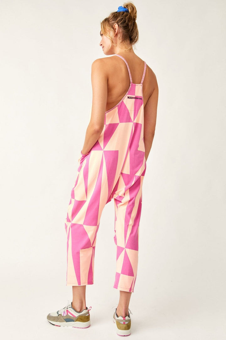 Free People Hot Shot Printed Onesiejumpsuit