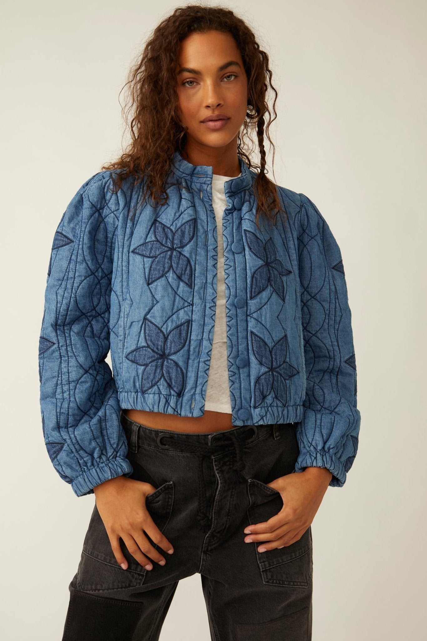 Free People Quinn Quilted Jacketjacket