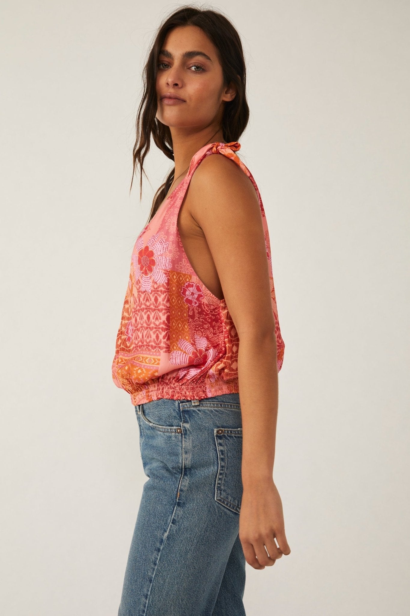 フリーピープル Free People Tied To You Tank レディース シャツ トップス Lemonade Combo Free People Tied to You Tank Lemonade Combo XS (Women's 0-2