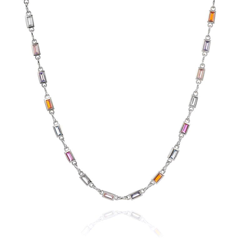 FYB Riley Rainbow Chain NecklaceNecklace