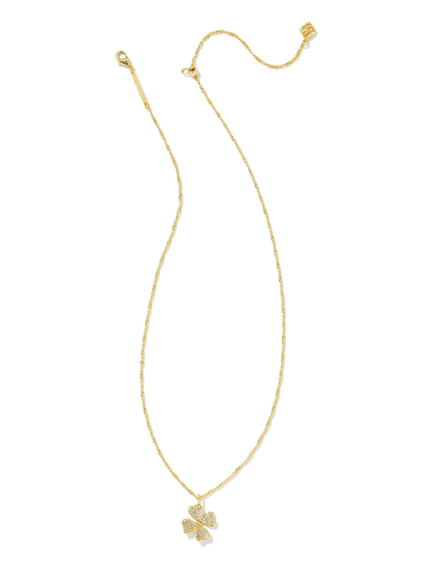 Kendra Scott Clover Crystal Pendant NecklaceNecklaces