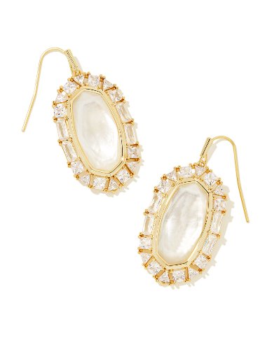 Kendra Scott Elle Crystal Frame Drop EarringEarrings