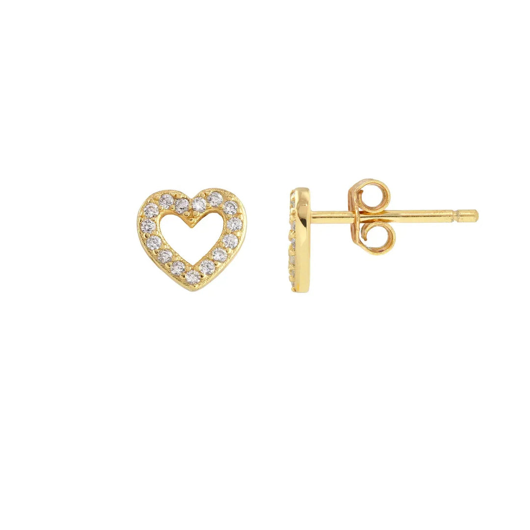Kris Nations Heart Crystal EarringEarrings