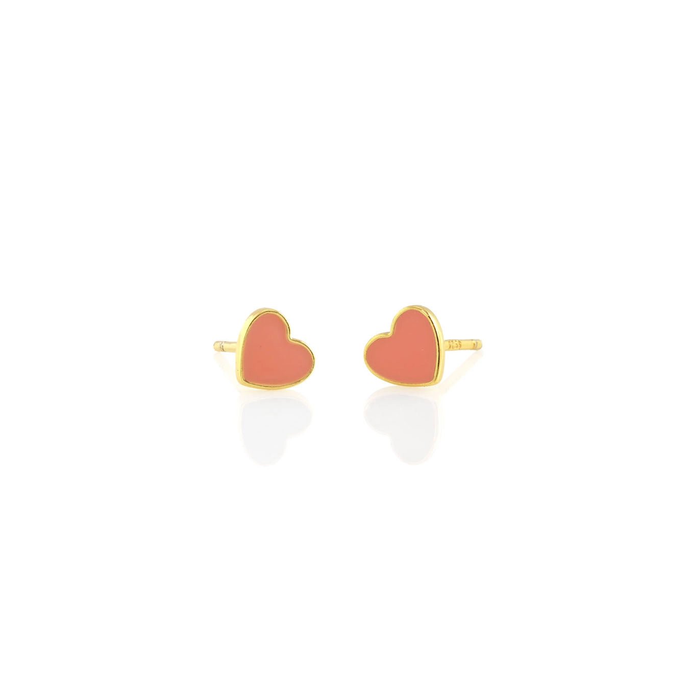 Kris Nations Petite Heart Enamel Stud EarringsEarrings