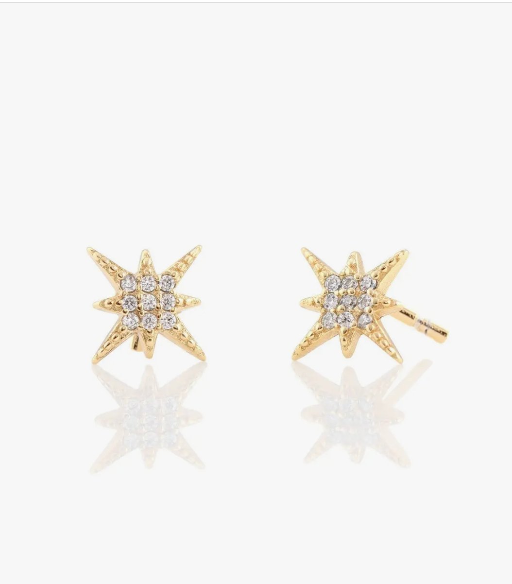 Kris Nations Starburst Crystal Stud EarringsEarrings