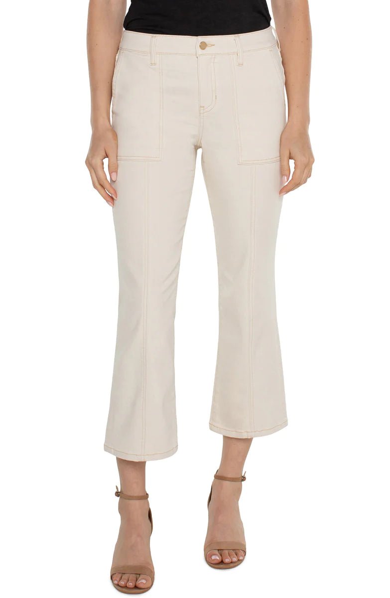 Liverpool Hannah Crop FlareCropped Pant