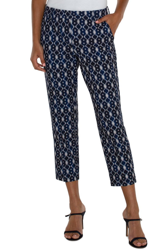 Liverpool Kelsey Crop Trouser with Side SlitTrouser
