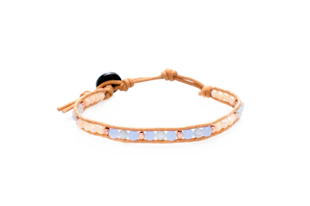 Lotus and Luna Braided stone BraceletsBracelet