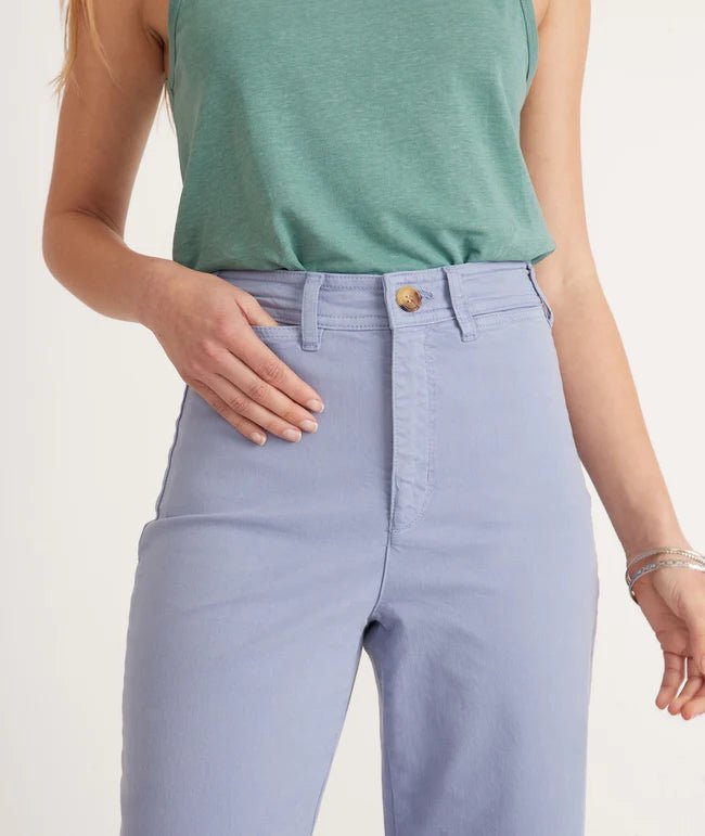 Marine Layer Bridget Slim Wide Leg CropCropped Pant