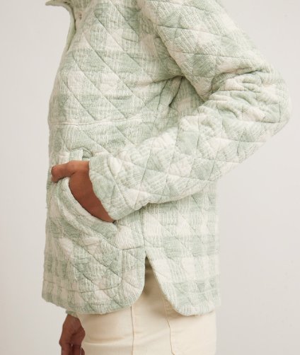 Marine Layer Iris Quilted Pulloverpullover