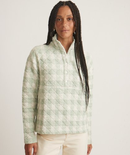 Marine Layer Iris Quilted Pulloverpullover