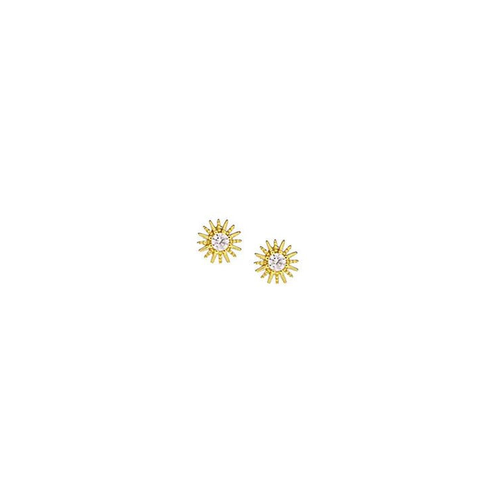 Marlyn Schiff Sunburst Stud Earring