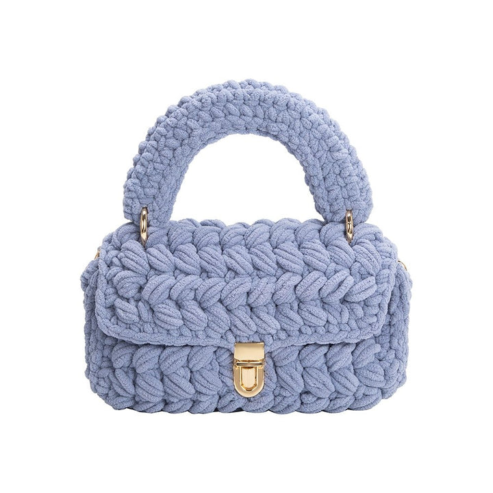 Melie Bianco Avery Sky Chenille Crossbody Bag