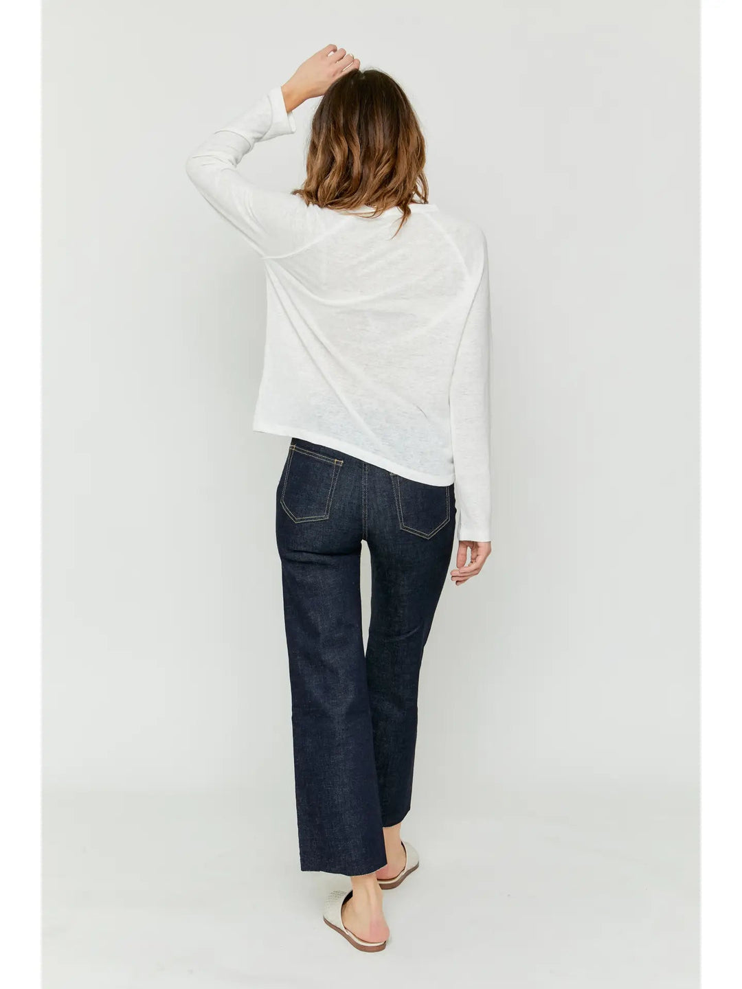 Oliver Logan Aberdeen High Rise Jeans Wide Leg CropJeans