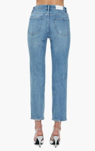Pistola Monroe High Waist Crop Cigarette Jeans in Notting Hill VintagePistola Denim