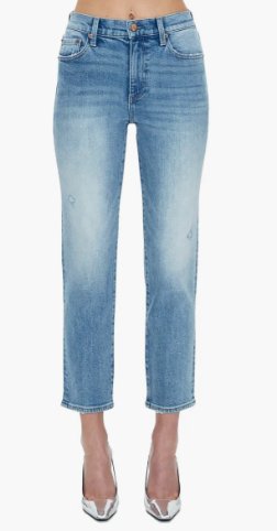 Pistola Monroe High Waist Crop Cigarette Jeans in Notting Hill VintagePistola Denim