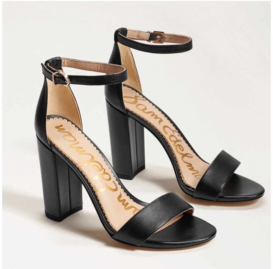 Sam edelman heels hot sale with ankle strap