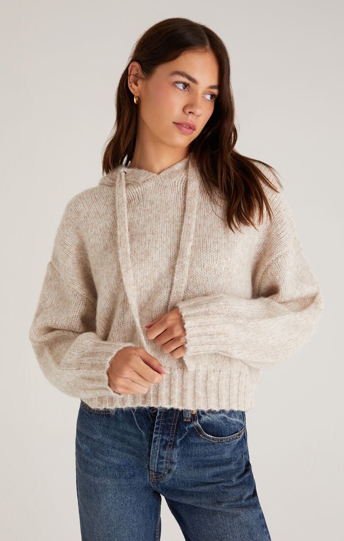 Z Supply Ariel Sweater Knit HoodieHoodie